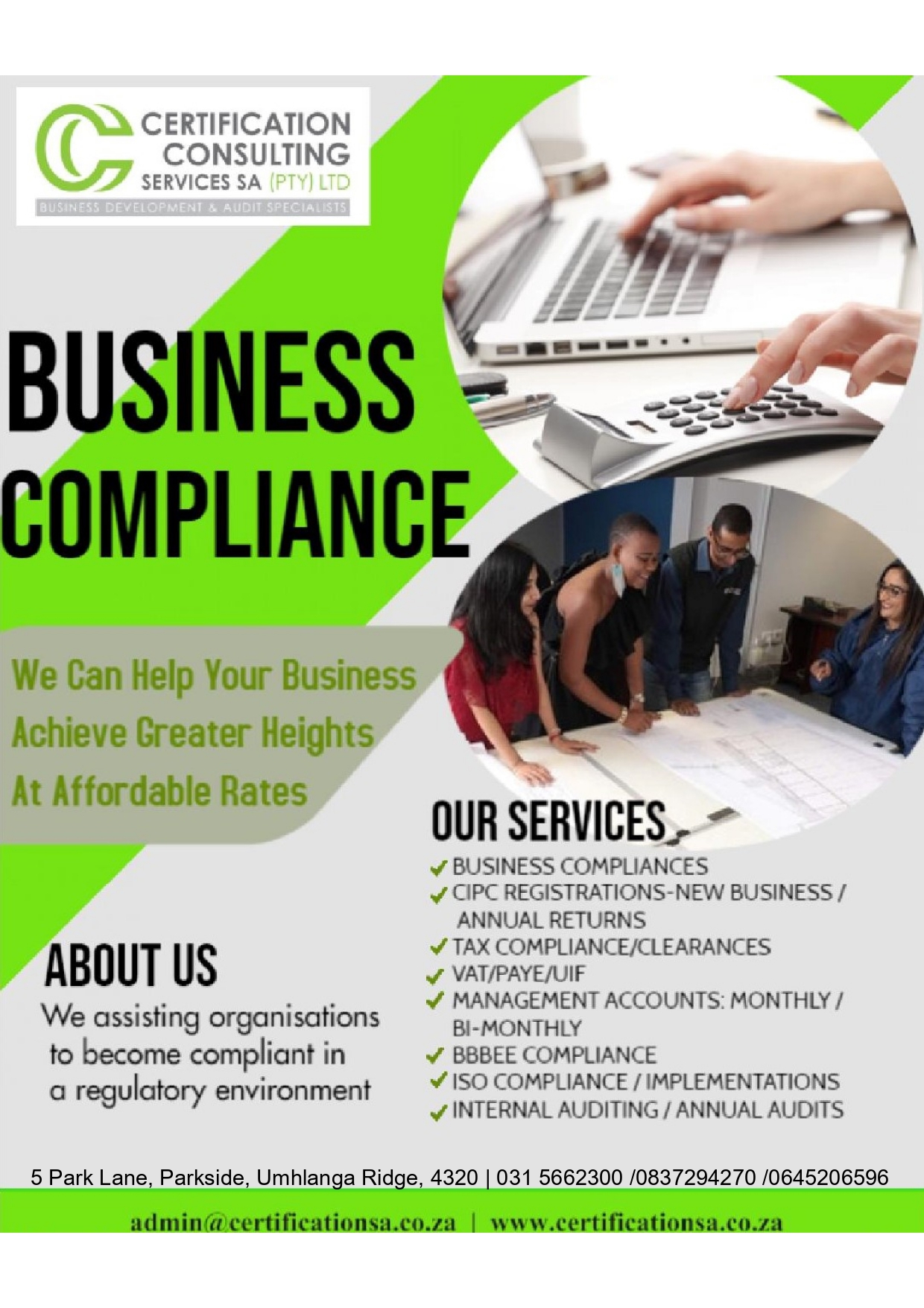 CCSSA Services
